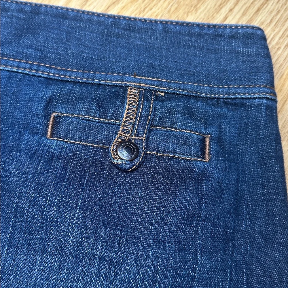 LOFT Dark Blue Denim Mini Skirt size 10
